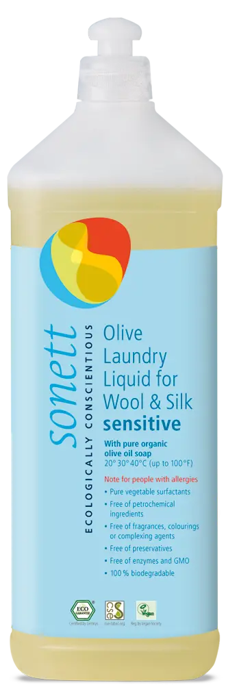 Sonett Villanpesuaine hajustamaton 1l.
