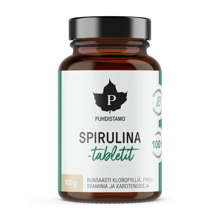 Spirulinatabletit, 100 g