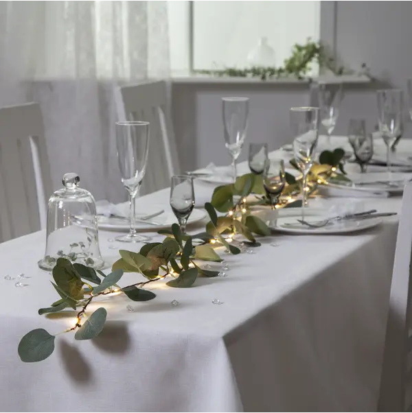 Star Trading Eucalyptus köynnös led-valoilla 180cm
