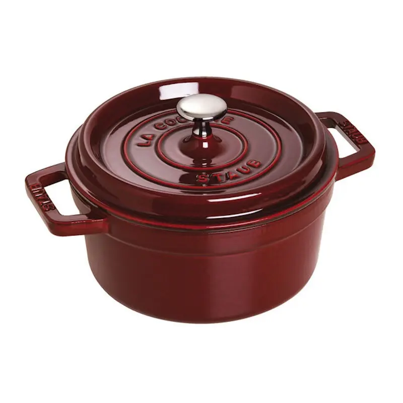 Staub valurautapata, pyöreä 22 cm, 2,6 l, granaatinpunainen