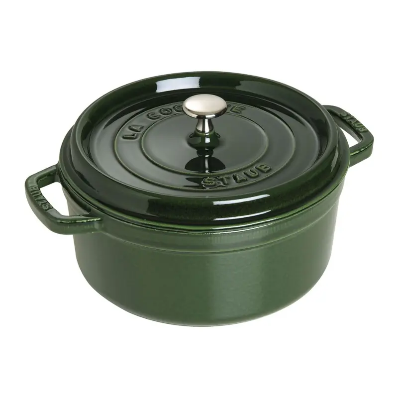 Staub valurautapata, pyöreä 28 cm, 6,7 l, basilikanvihreä
