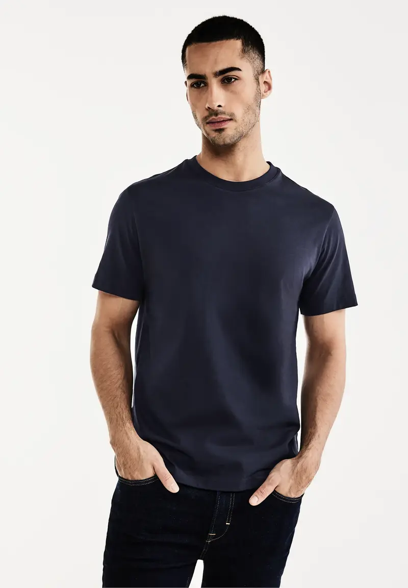 Street One Men basic T-paita, tummansininen