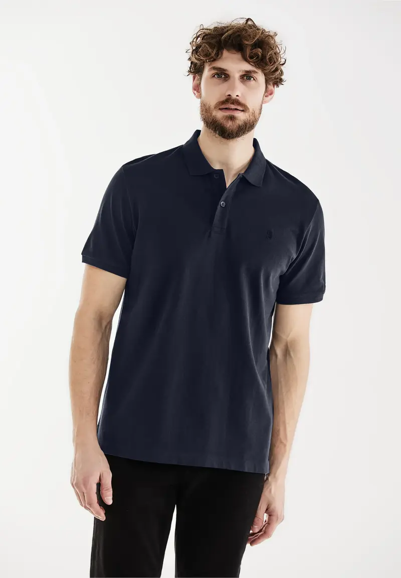 Street One Men NOS Polo pikeepaita, tummansininen