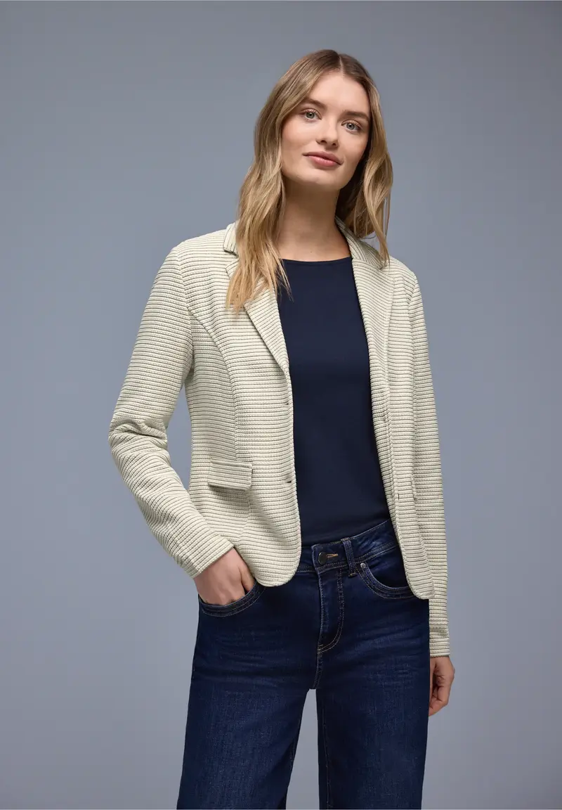 Street One strukturoitu bleiseri, vaalea beige