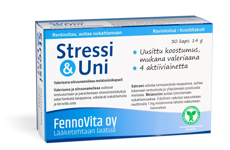 Stressi & uni 30kaps, FennoVita