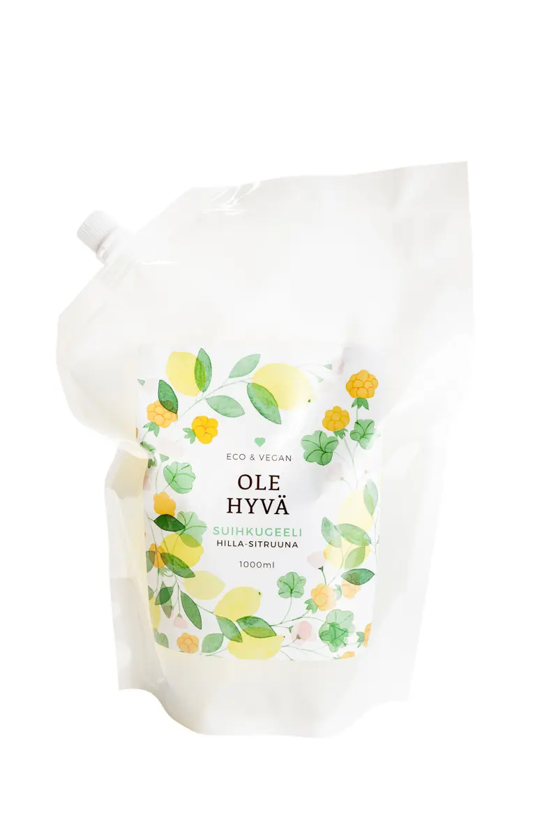 Suihkugeeli, hilla, täyttöpussi, 1000 ml
