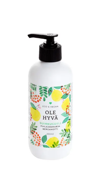 Suihkugeeli, pihlajanmarja-bergamotti, 350 ml