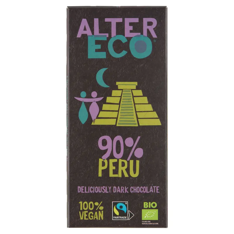 Suklaa, 90 %, 100 g