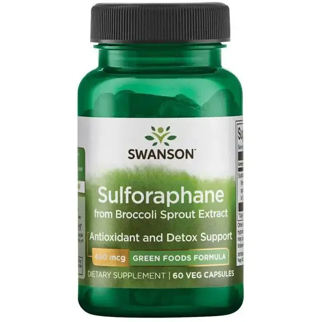 Sulforafaani 400 µg – Parsakaalinversouute 60 kaps, Swanson