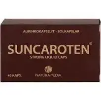 Suncaroten aurinkokapselit 40 kaps, Natura Media