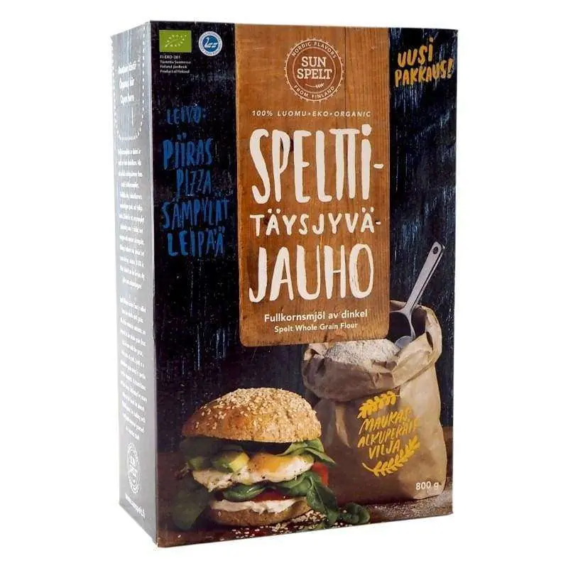 SunSpelt Luomu Spelt Täysjyväjauho