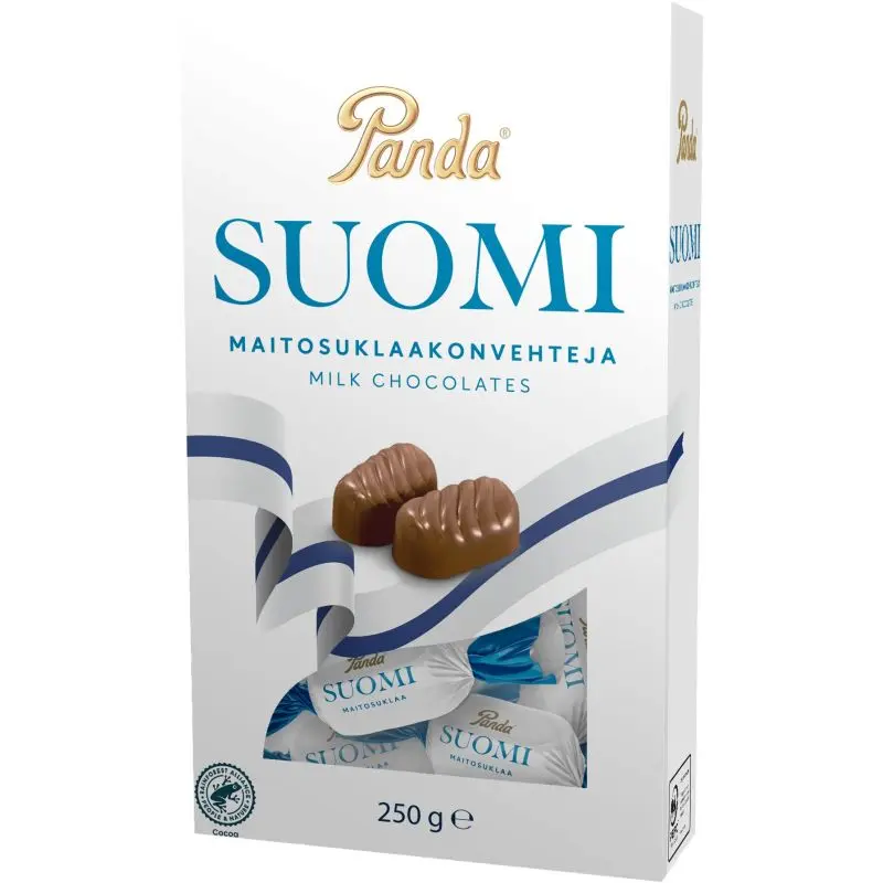 Suomi maitosuklaakonvehteja 250g