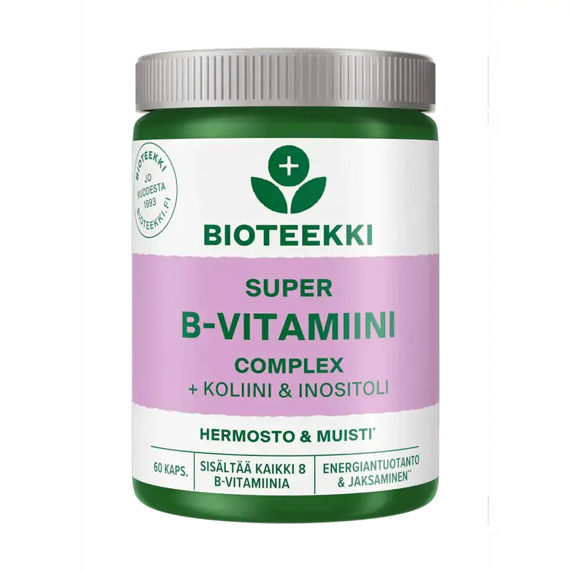Super B-vitamiini 60 kaps, Bioteekki