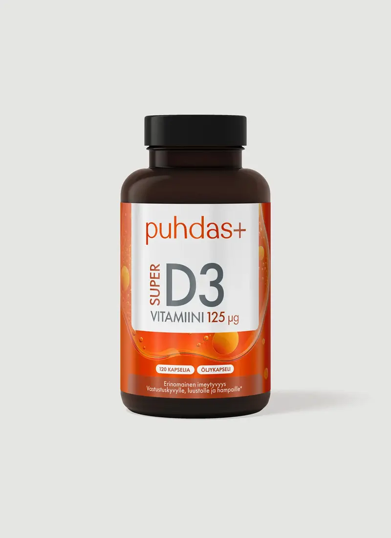 Super D3-vitamiini 125 µg