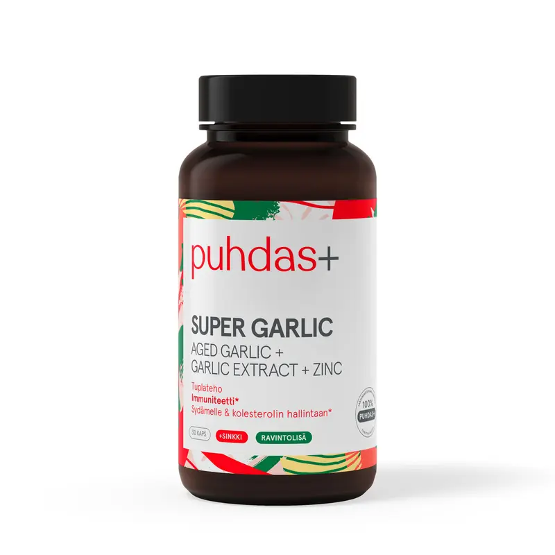 Super Garlic + sinkki, 30 kaps.