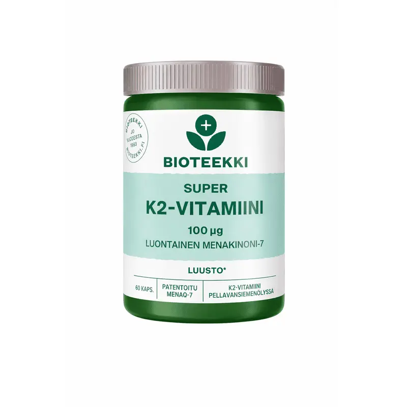 Super K2-vitamiini 60 kaps, Bioteekki