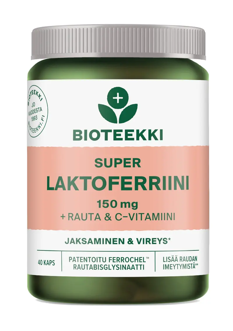 Super Laktoferriini + Rauta & C 40 kaps.