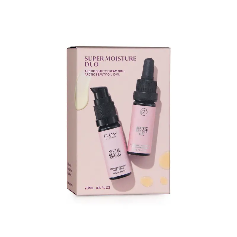 Super Moisture Duo (Arctic Beauty Cream 10 ml + Arctic Beauty Oil 10 ml) - kasvovoide + kasvoöljy