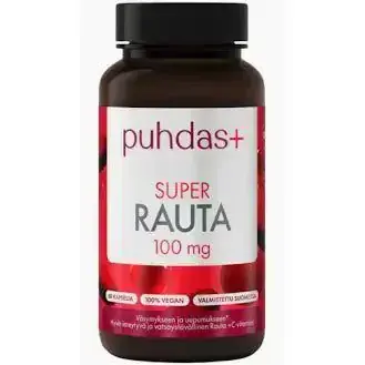 Super Rauta 100 mg 60 kaps, Puhdas+