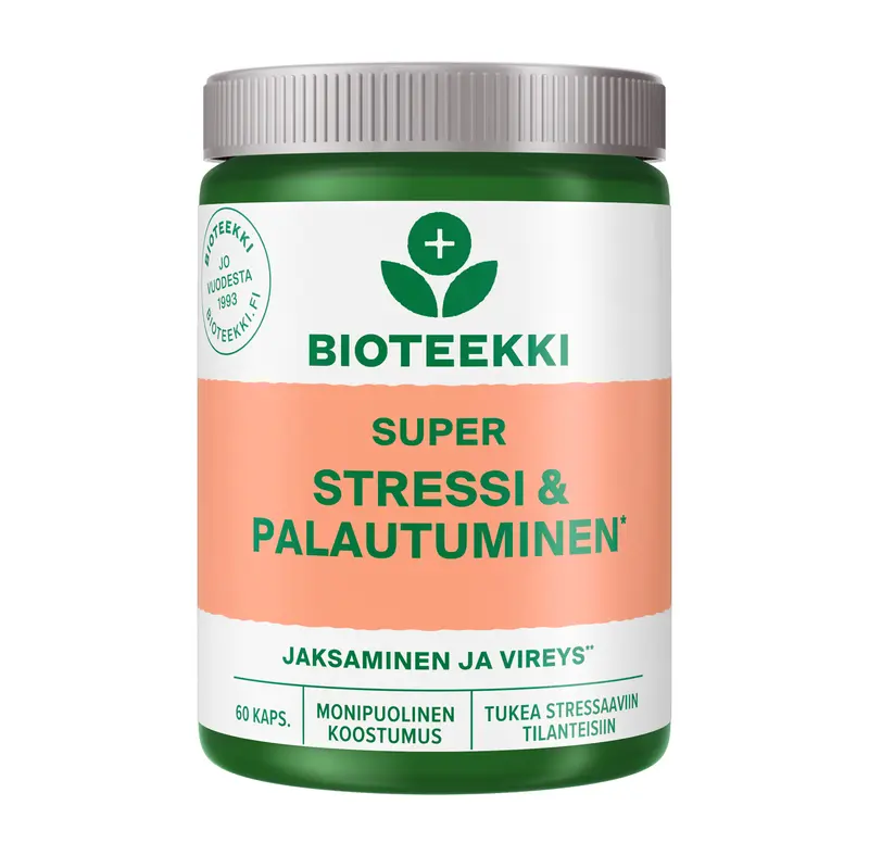 Super Stressi & Palautuminen, 60 kaps