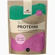 Supervege, Kasviproteiinisekoitus, Mansikka-Valkosuklaa 600 g, Foodin