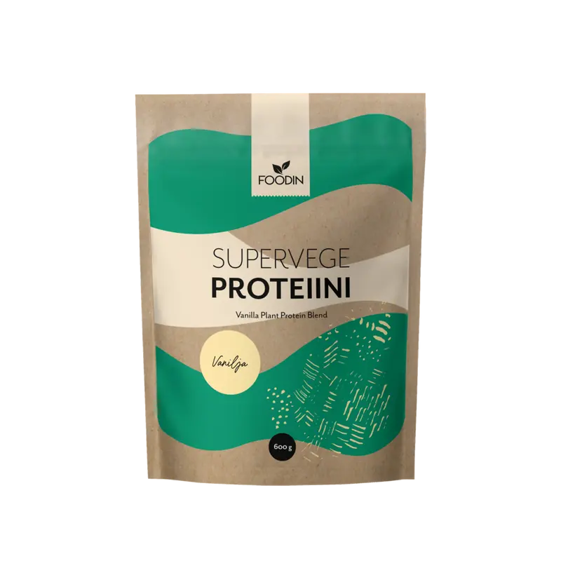 Supervege, kasviproteiinisekoitus, vanilja, 600 g