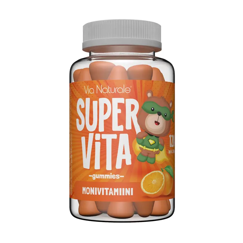 SuperVita Monivitamiini Gummies Appelsiini