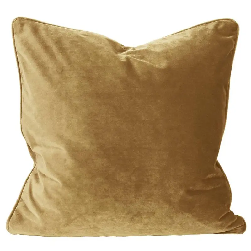 Svanefors Elise tyynynpäällinen samettia 60*60cm, vaaleanruskea