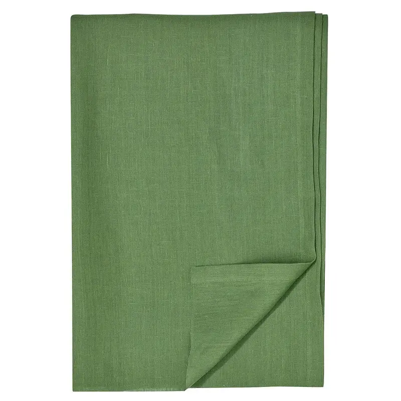 Svanefors Ingrid pöytäliina pellava/puuvilla 140*350cm, vihreä