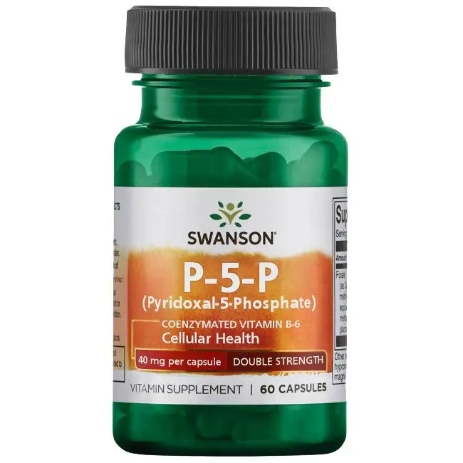 Swanson P-5-P B6-vitamiini 40 mg