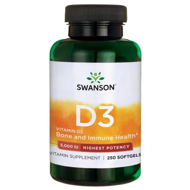 Swanson Vitamin D3 125 mikrog