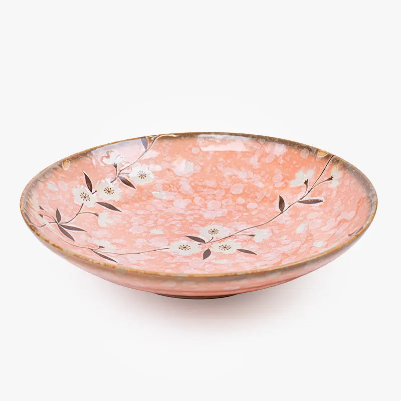 Syvä Japanilainen Lautanen - Pinku Sakura