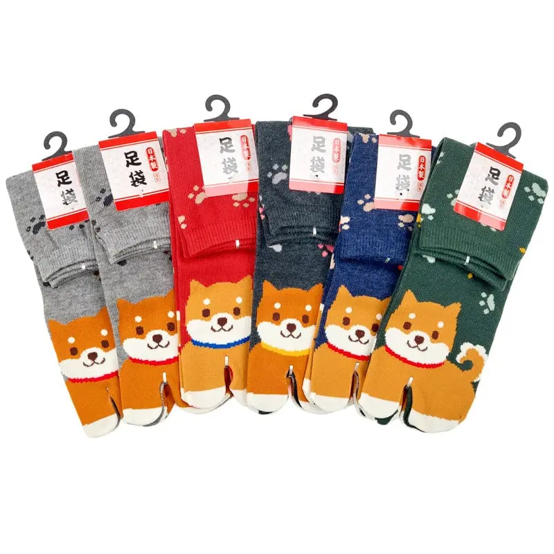 Tabi Shiba -sukat - 6 paria