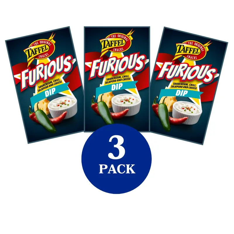 Taffel Furious dippimauste 16g 3-PACK