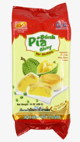 TAN HUE VIEN, PIA MUNG BEAN DURIAN 400G