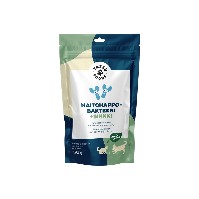 Tassu Foods Maitohappobakteeri + Sinkki