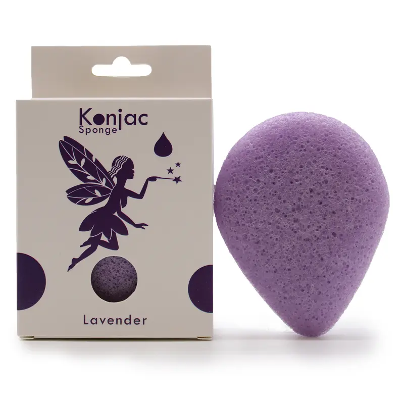Teardrop Konjac Sponge Lavender