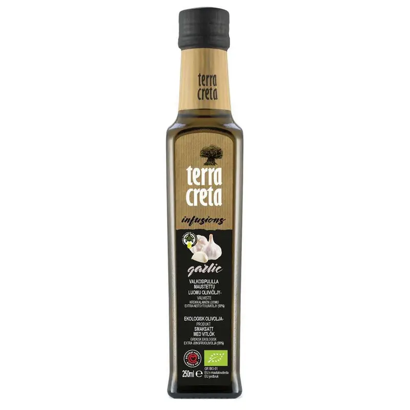 Terra Creta Extra-neitsytoliiviöljy valkosipulilla