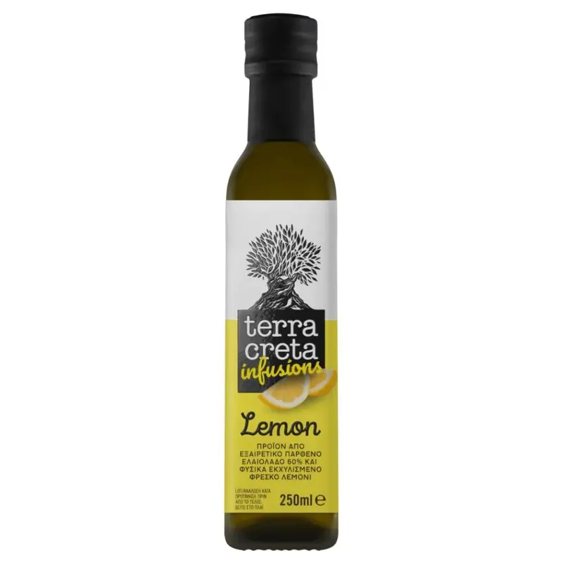 Terra Creta Infusion Sitruunalla maustettu oliiviöljy