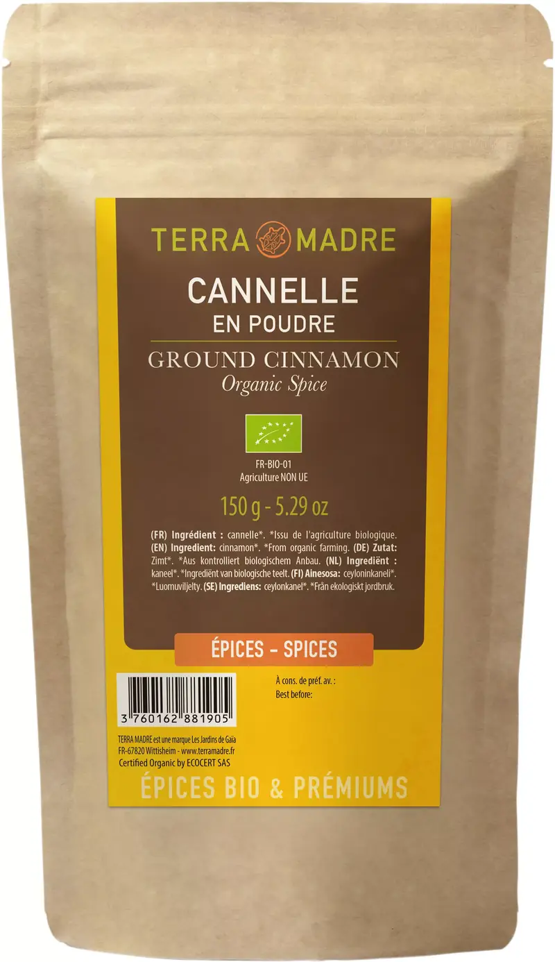 Terra Madre Ceylon Kaneli 150g (L)