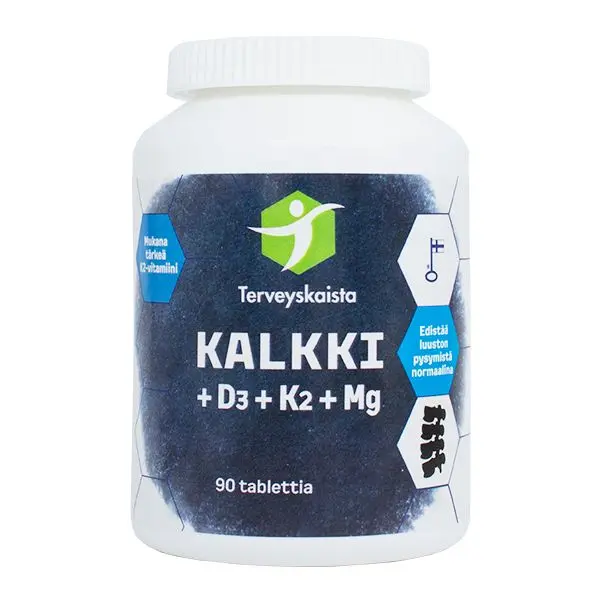 Terveyskaista Kalkki+D3+K2+Mg