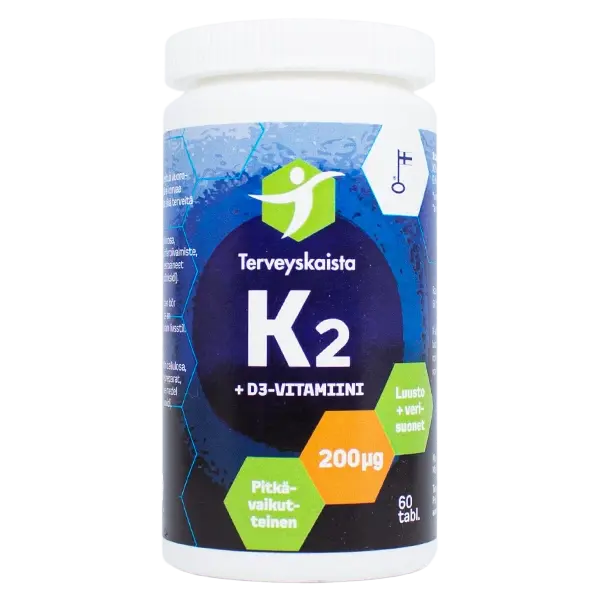 Terveyskaista Pitkävaikutteinen K2+D3