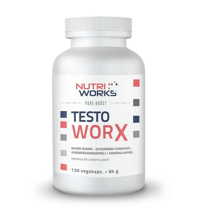 Testo WorX 120 vegekaps, Nutri Works