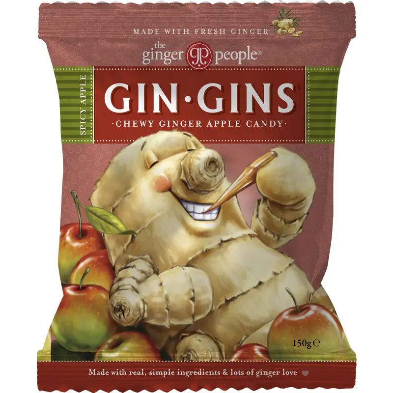 The Ginger People Gin Gins Chewy Ginger Apple