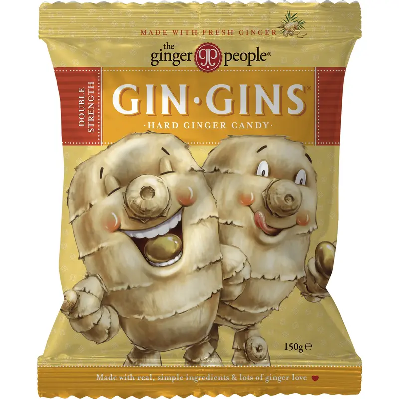 The Ginger People Gin Gins Double Strenght Hard Candy