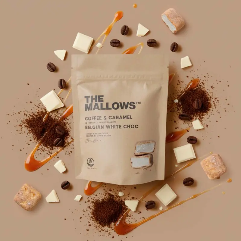 The Mallows vaahtokarkit kahvi & karamelli 90g