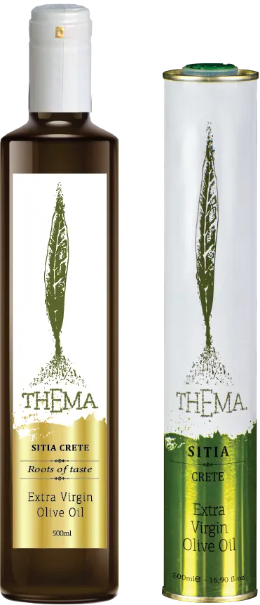 Thema oliiviöljy Kreetalta