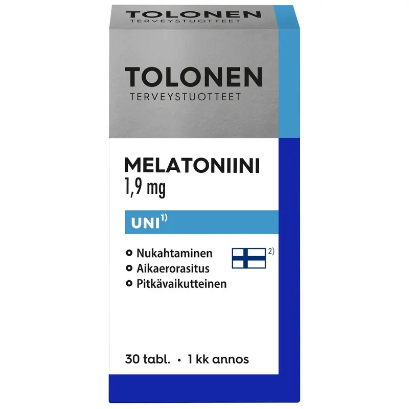 Tolonen Melatoniini 1,9 mg