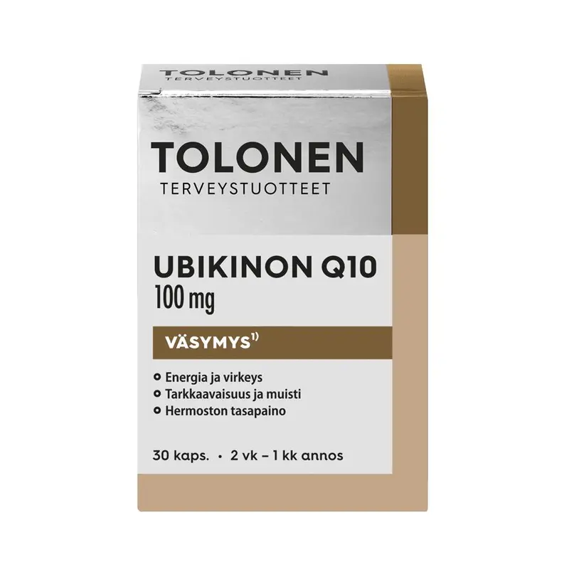 Tolonen Ubikinon 100 mg + B-vitamiinit