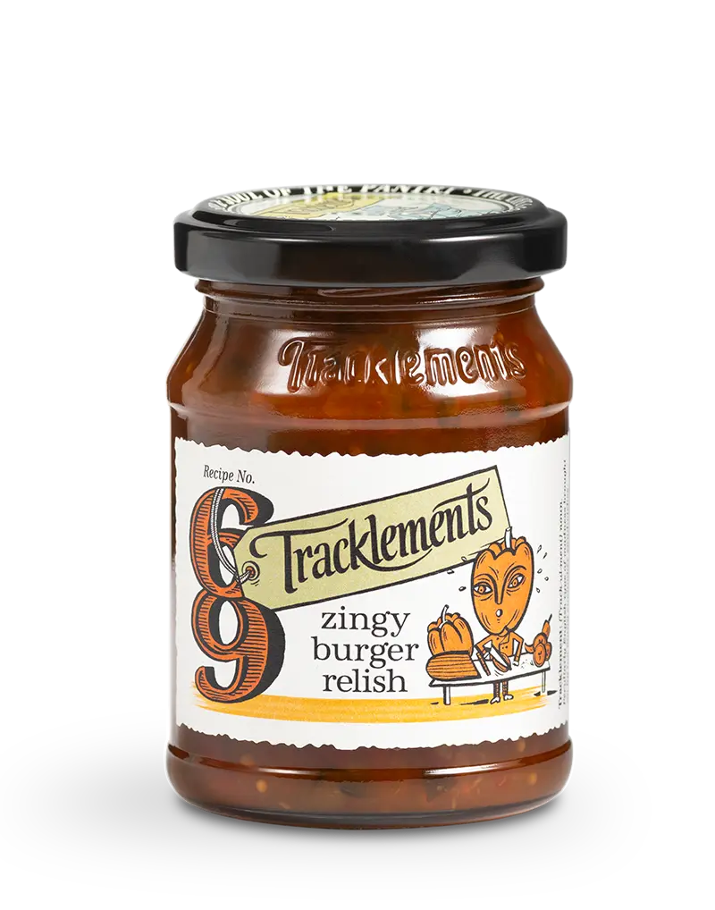 Tracklements Pirteä Burgerirelissi 180g